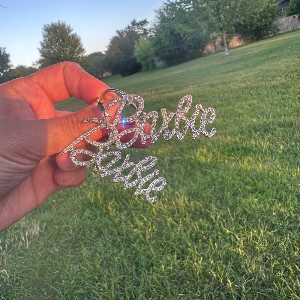 New Barbie Style Crystal  Earrings